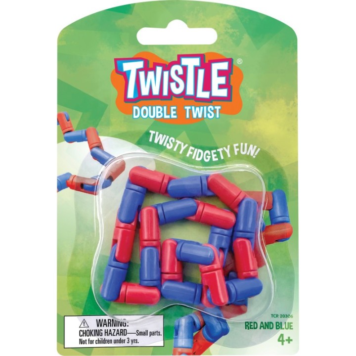 Teacher Created Resources® Twistle Double Twist, Red & Blue