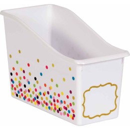 Teacher Created Resources® Confetti Plastic Book Bin