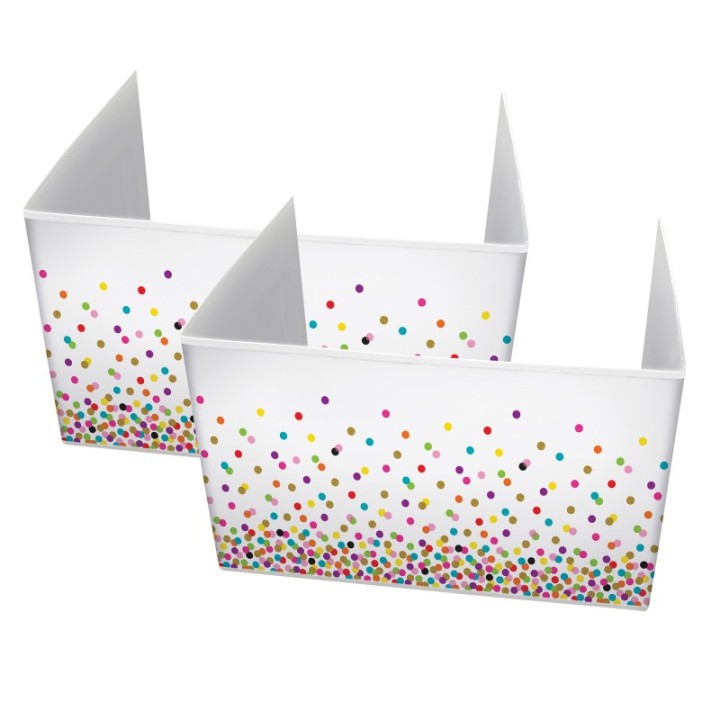 Teacher Created Resources® Confetti Classroom Privacy Screen, Pack of 2