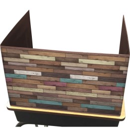Teacher Created Resources® Reclaimed Wood Design Privacy Screen