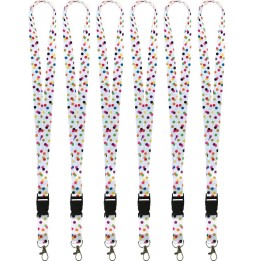 Teacher Created Resources® Confetti Lanyard, Pack of 6