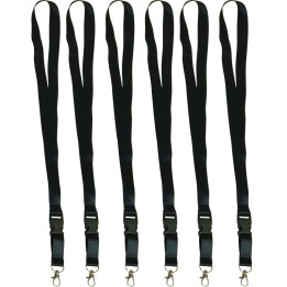 Teacher Created Resources® Black Lanyard, Pack of 6