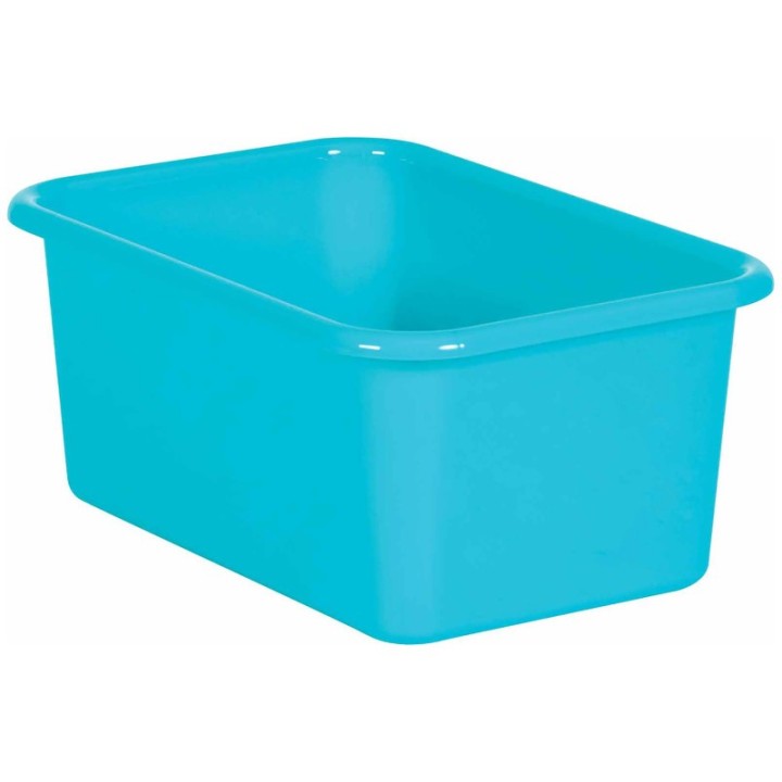 Teacher Created Resources® Teal Small Plastic Storage Bin