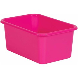 Teacher Created Resources® Pink Small Plastic Storage Bin