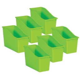 Teacher Created Resources® Lime Plastic Book Bin, Pack of 6
