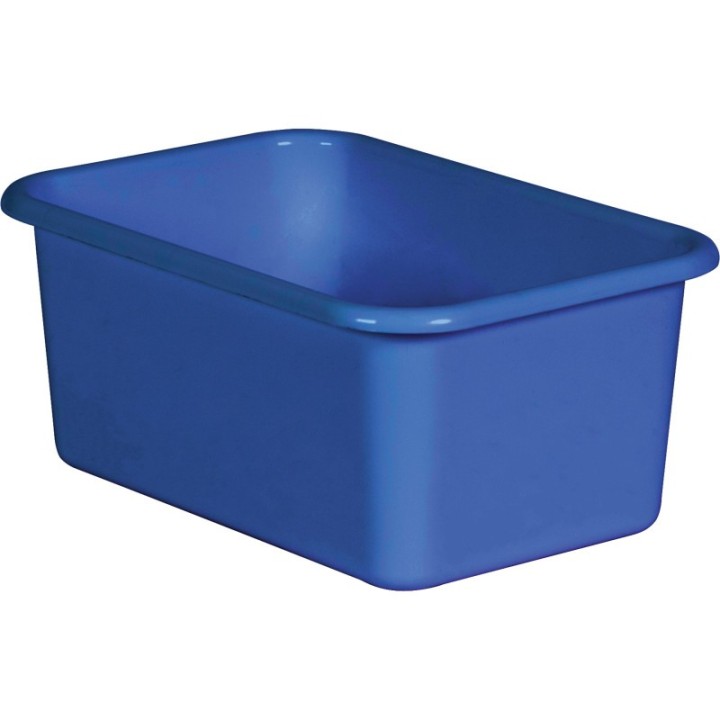 Teacher Created Resources® Blue Small Plastic Storage Bin