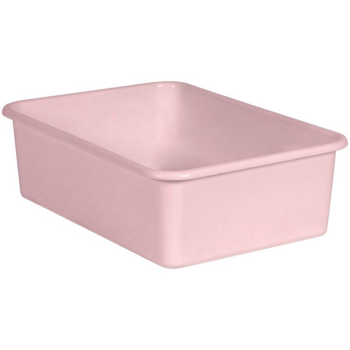 Teacher Created Resources® Blush Large Plastic Storage Bin
