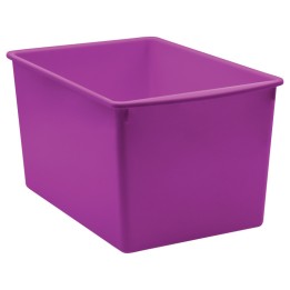 Teacher Created Resources® Purple Plastic Multi-Purpose Bin