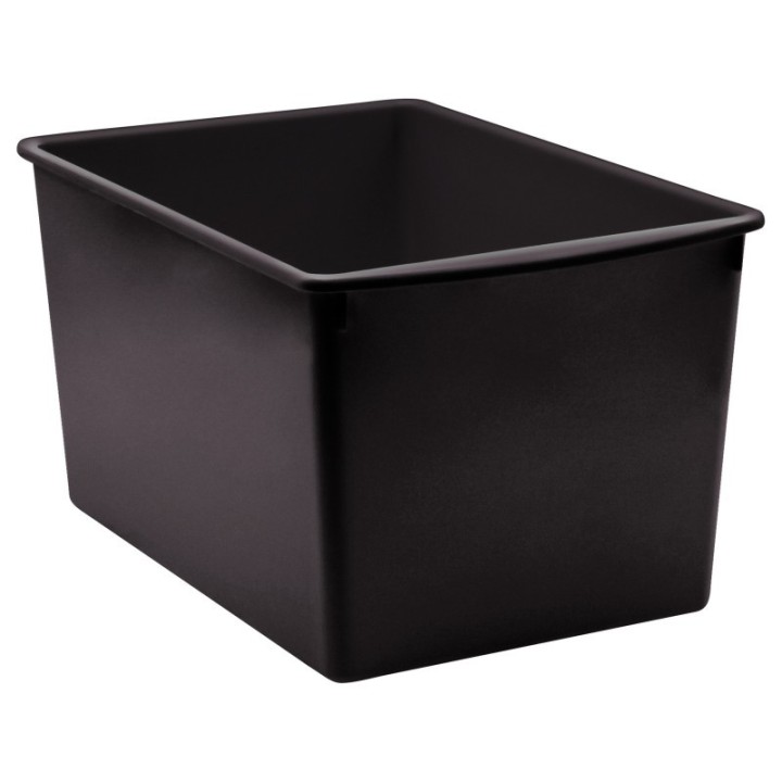 Teacher Created Resources® Black Plastic Multi-Purpose Bin