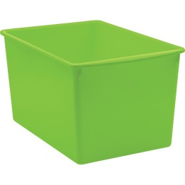 Teacher Created Resources® Lime Plastic Multi-Purpose Bin