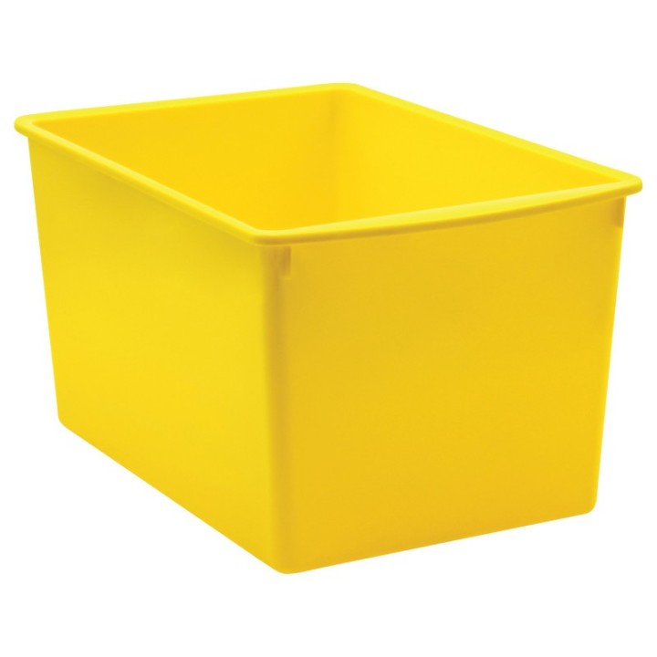 Teacher Created Resources® Yellow Plastic Multi-Purpose Bin