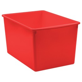 Teacher Created Resources® Red Plastic Multi-Purpose Bin