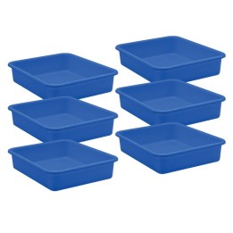 Teacher Created Resources® Blue Large Plastic Letter Tray, Pack of 6