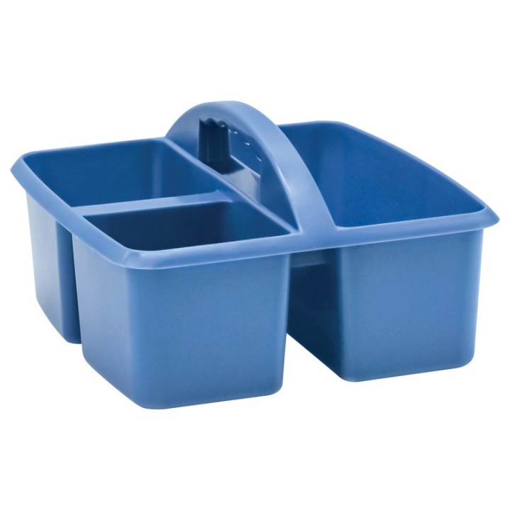 Teacher Created Resources® Slate Blue Plastic Storage Caddy