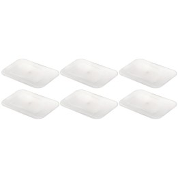 Teacher Created Resources® Plastic Letter Tray Lid, Clear, Pack of 6