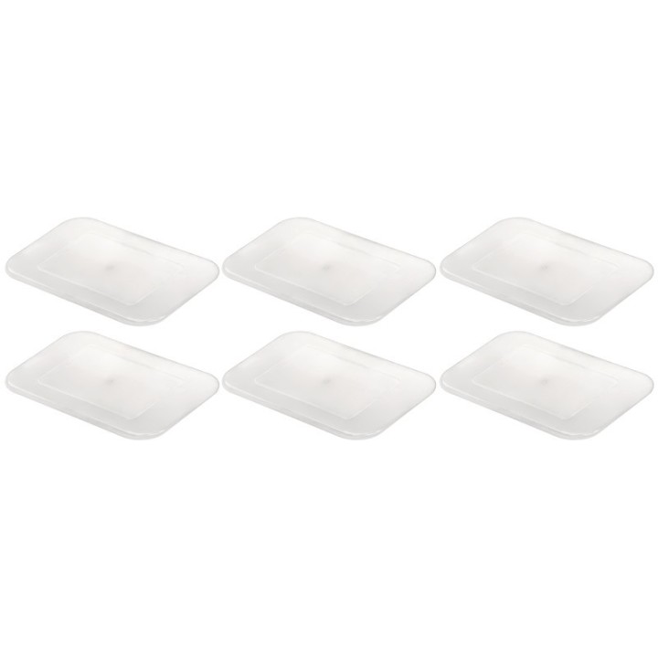 Teacher Created Resources® Plastic Letter Tray Lid, Clear, Pack of 6