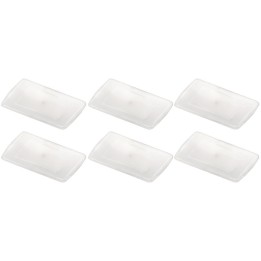 Teacher Created Resources® Multi-Purpose Bin Lid, Clear, Pack of 6