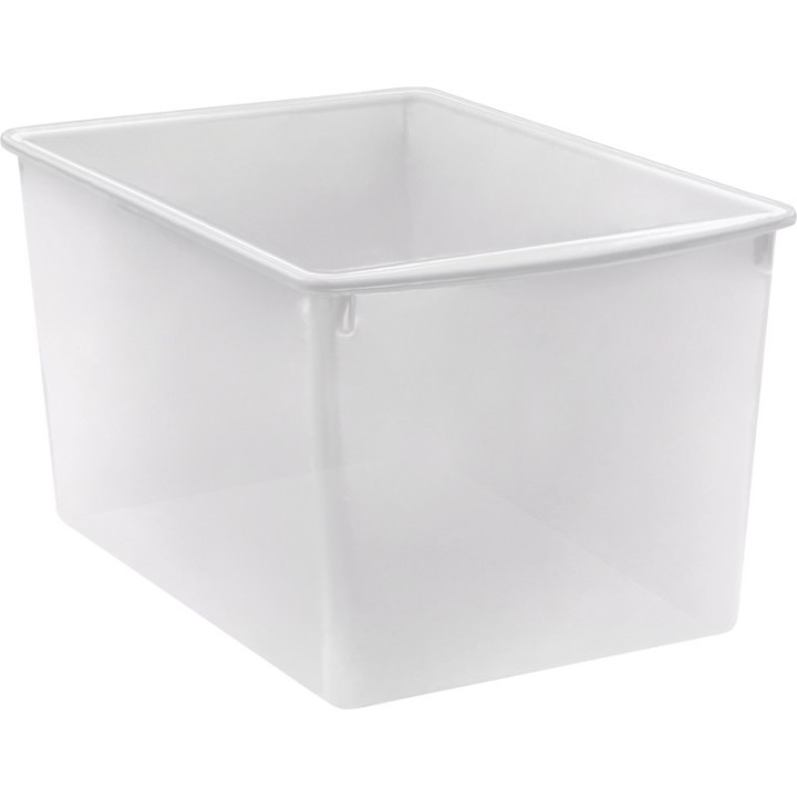 Teacher Created Resources® Plastic Multi-Purpose Bin, Clear