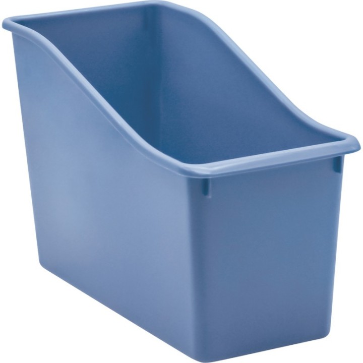 Teacher Created Resources® Slate Blue Plastic Book Bin