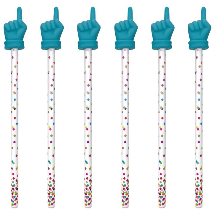 Teacher Created Resources® Confetti Hand Pointer, Pack of 6