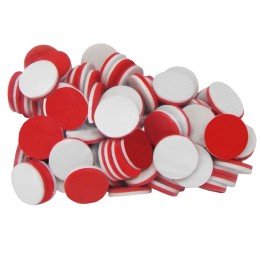Teacher Created Resources® Foam Counters: Red/White