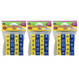 Teacher Created Resources® Foam Numbered Dice (Numerals 1-12), 20 Per Pack, 3 Packs
