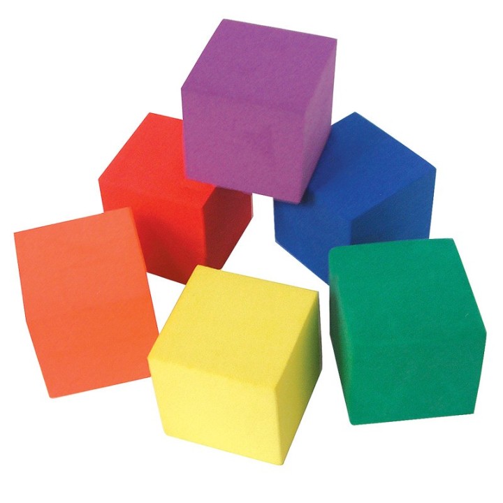 Teacher Created Resources® Foam Color Cubes, 1in, 30 Pieces