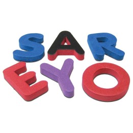 Teacher Created Resources® Magnetic Foam: Small Uppercase Letters, 55 Pieces