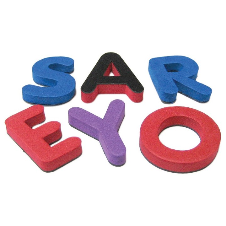 Teacher Created Resources® Magnetic Foam: Small Uppercase Letters, 55 Pieces