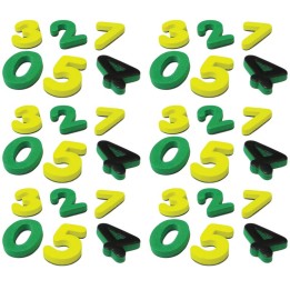 Teacher Created Resources® Magnetic Foam: Small Numbers, 60 Pieces Per Pack, 6 Packs