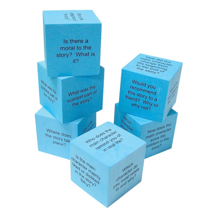 Teacher Created Resources® Foam Reading Comprehension Cubes, Pack of 6