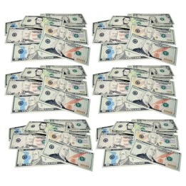 Teacher Created Resources® Play Money: Assorted Bills, 110 Per Pack, 6 Packs