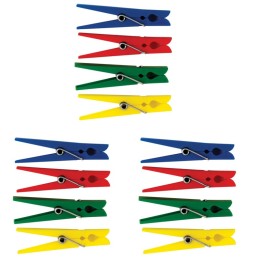 Teacher Created Resources® Plastic Clothespins, 40 Per Pack, 3 Packs