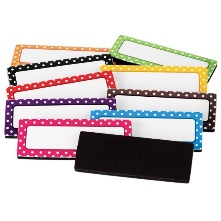 Teacher Created Resources® Polka Dots Magnetic Labels, Pack of 30