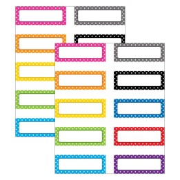 Teacher Created Resources® Polka Dots Magnetic Labels, 30 Per Pack, 2 Packs