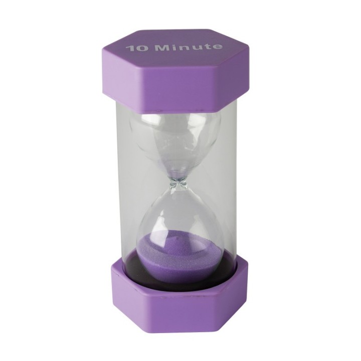 Teacher Created Resources® Large Sand Timer, 10 Minute, Purple