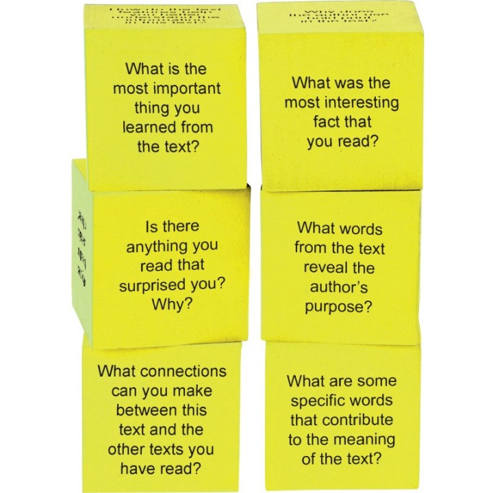 Teacher Created Resources® Foam Nonfiction Comprehension Cubes