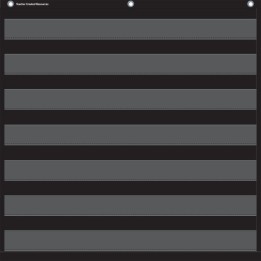 Teacher Created Resources® Black 7 Pocket Chart