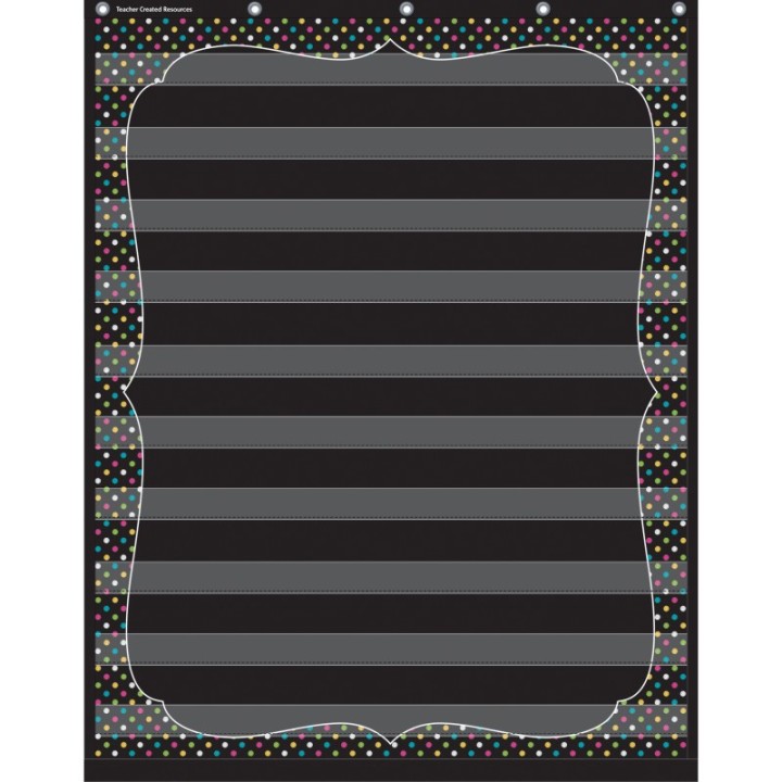 Teacher Created Resources® Chalkboard Brights 10 Pocket Chart