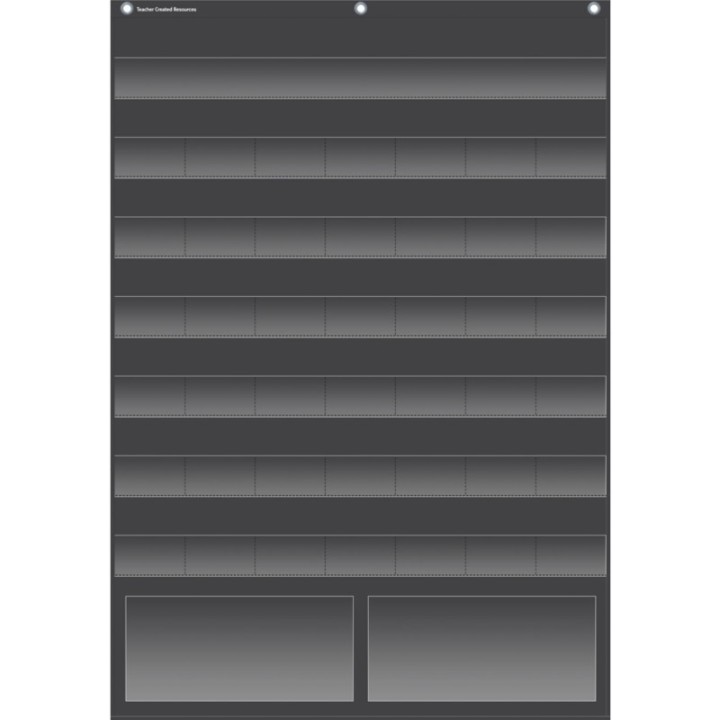 Teacher Created Resources® Black Calendar Pocket Chart (25" x 36")