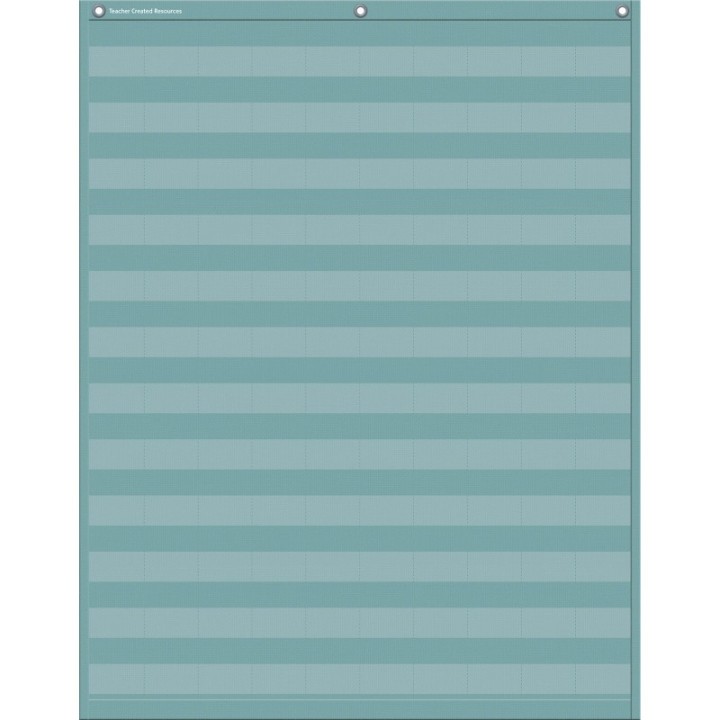 Teacher Created Resources® Calming Colors 1-120 Pocket Chart, 28" x 39"