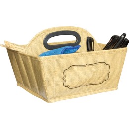 Teacher Created Resources® Burlap Design Storage Caddy