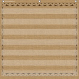 Teacher Created Resources® 7-Pocket Pocket Chart, Burlap Design, 28" x 28"