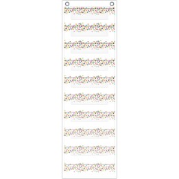 Teacher Created Resources® File Storage Pocket Chart, 10 Pockets, Confetti, 14" x 58"