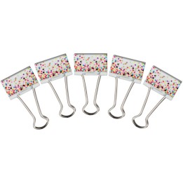 Teacher Created Resources® Confetti Binder Clips, Medium