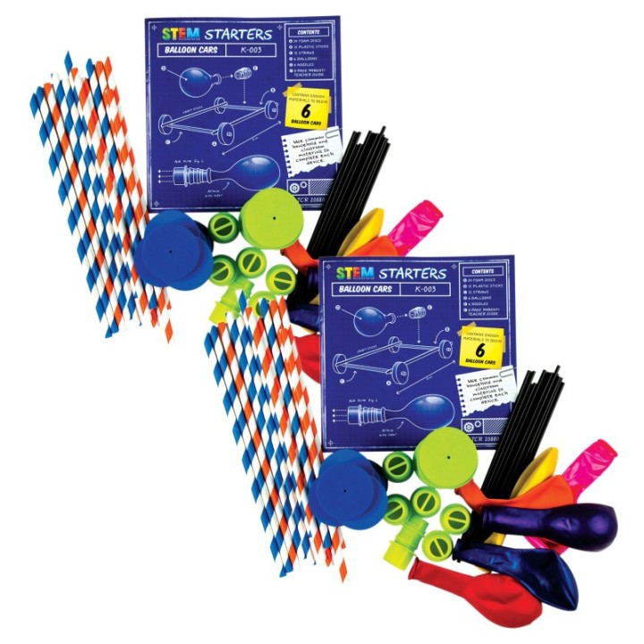Teacher Created Resources® STEM Starters Set, Balloon Cars, Pack of 2