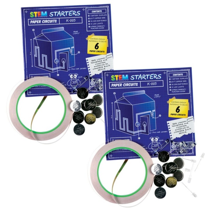 Teacher Created Resources® STEM Starters Set, Paper Circuits, Pack of 2