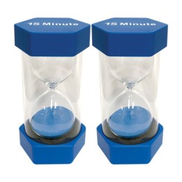 Teacher Created Resources® 15 Minute Sand Timer - Large, Pack of 2