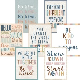 Teacher Created Resources® Everyone Is Welcome Posters, 13-3/8" x 19", Set of 7