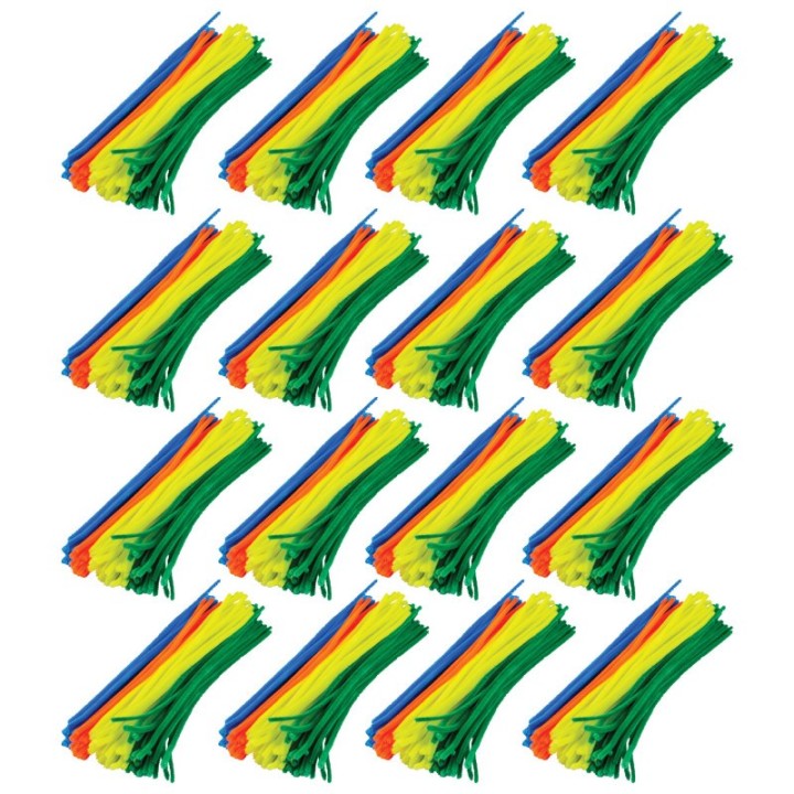 Teacher Created Resources® STEM Basics: Pipe Cleaners, 100 Per Pack, 12 Packs